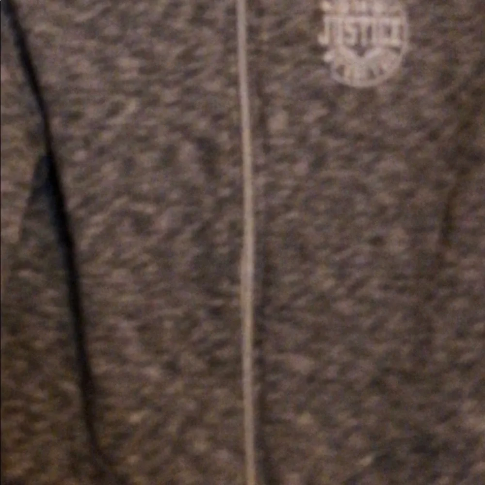 Justice crop hoodie gray size 12